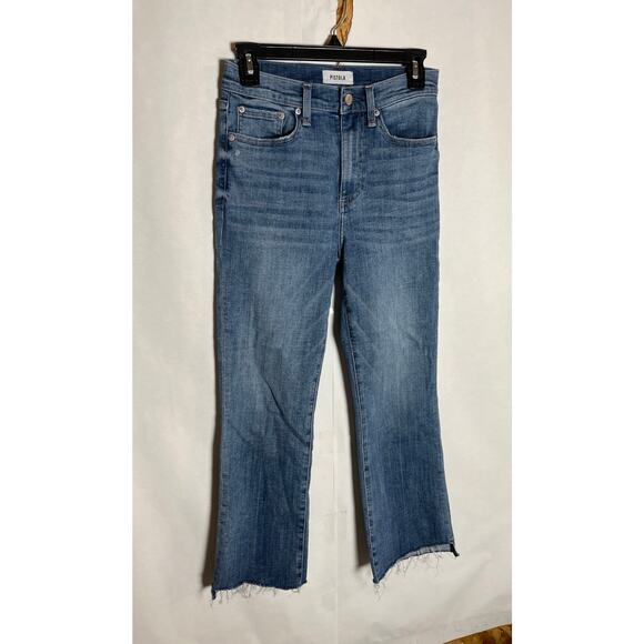 Pistola Lennon Jean Sunny Wash High Rise Raw Hem Denim Originally $158 Size 27 - Picture 2 of 8